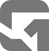 Минималистичный абстрактный логотип компании Слотво Оффишиал в серых тонах на белом фоне